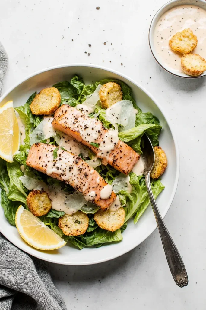 Salmon Caesar Salad