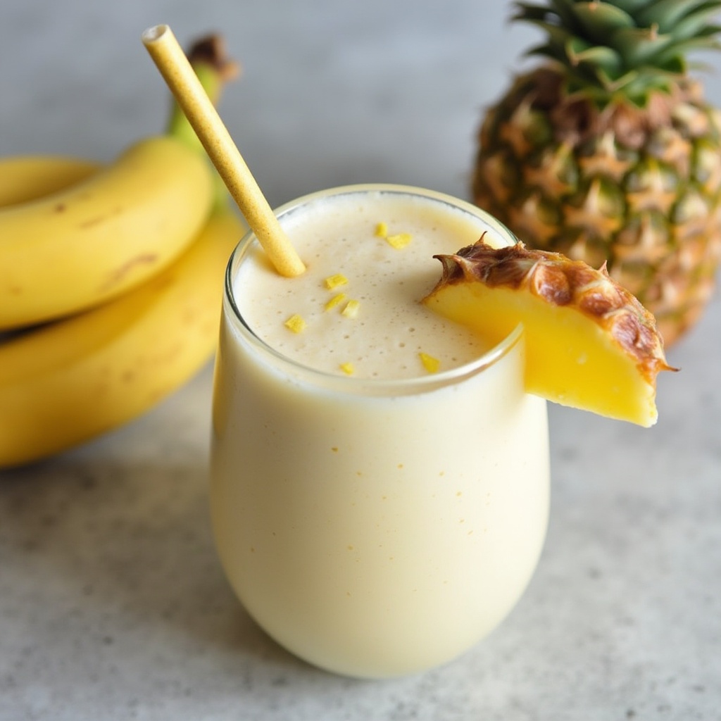 Pineapple and banana smoothie recipe