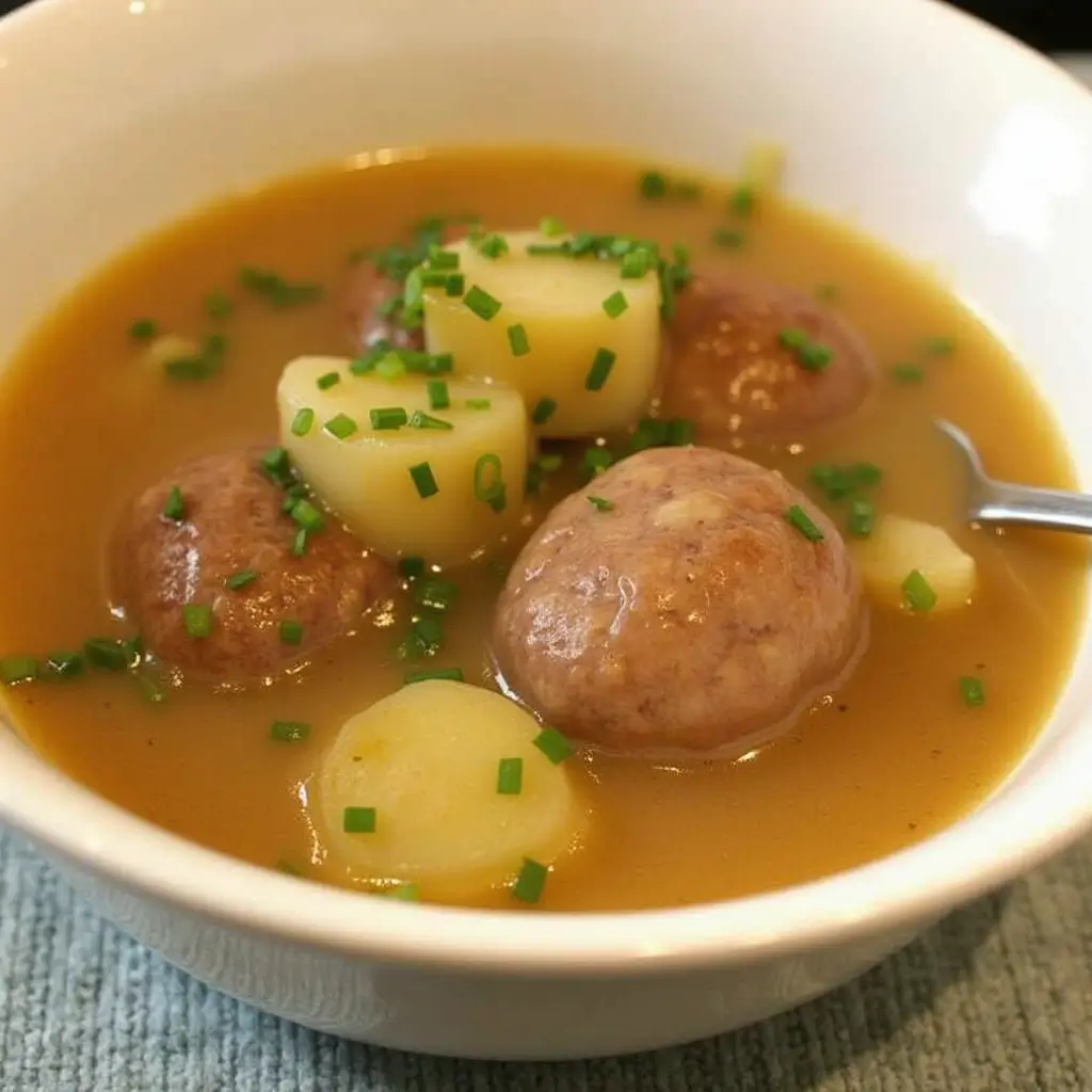 Hamburger And Potato Soup