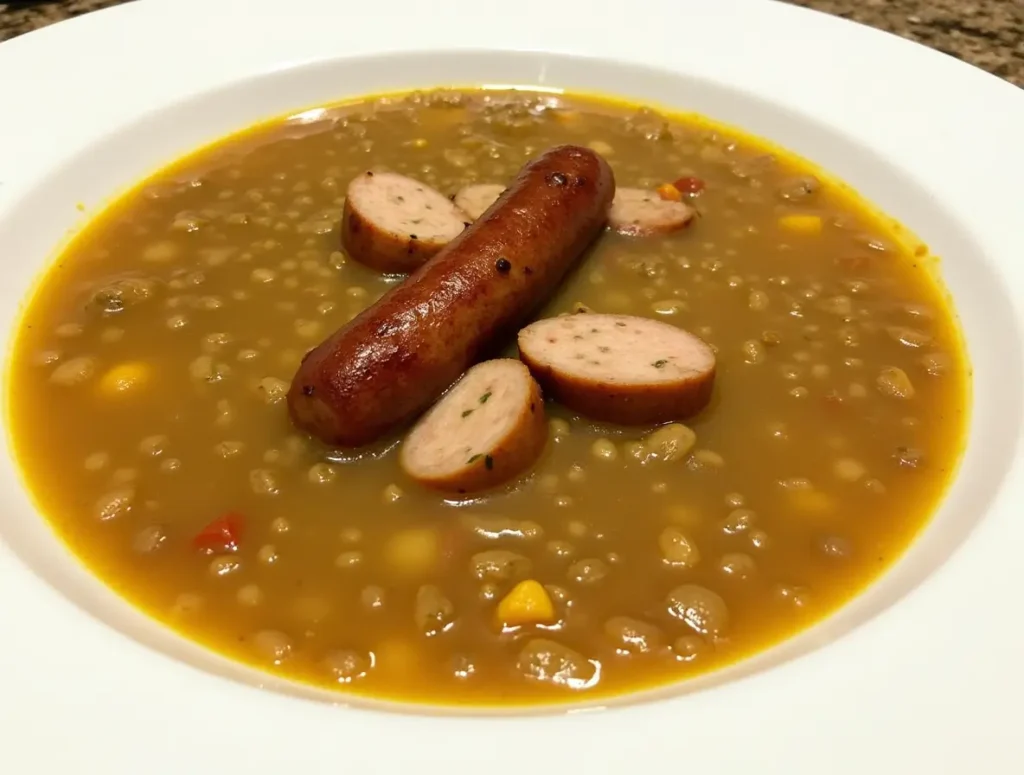 Lentil Soup with Turkey Sausage