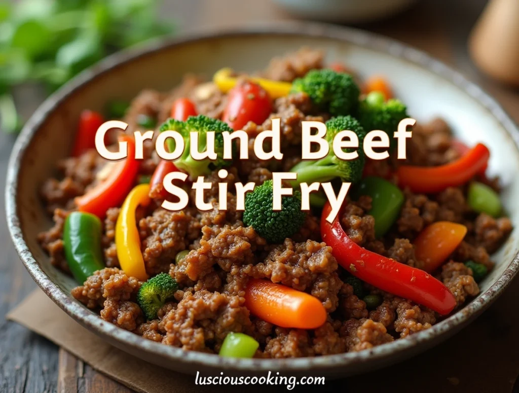 Ground Beef Stir Fry
