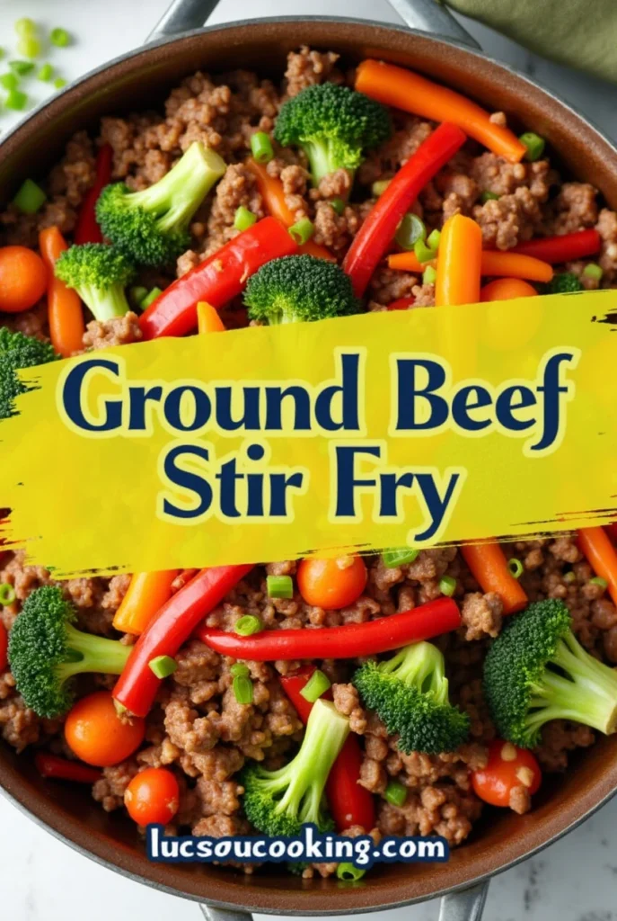 Ground Beef Stir Fry