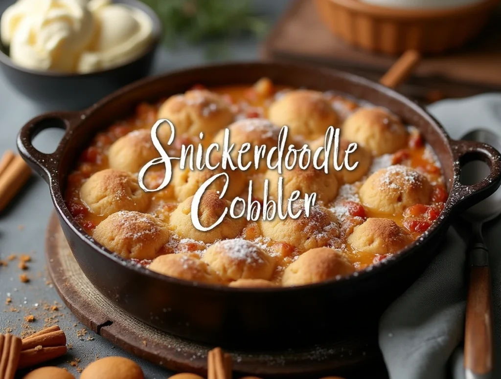 Snickerdoodle Cobbler