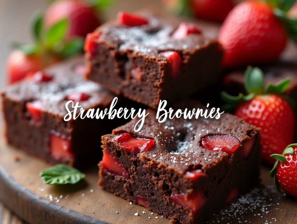 Strawberry Brownies