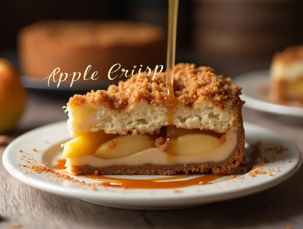 Apple Crisp Cheesecake