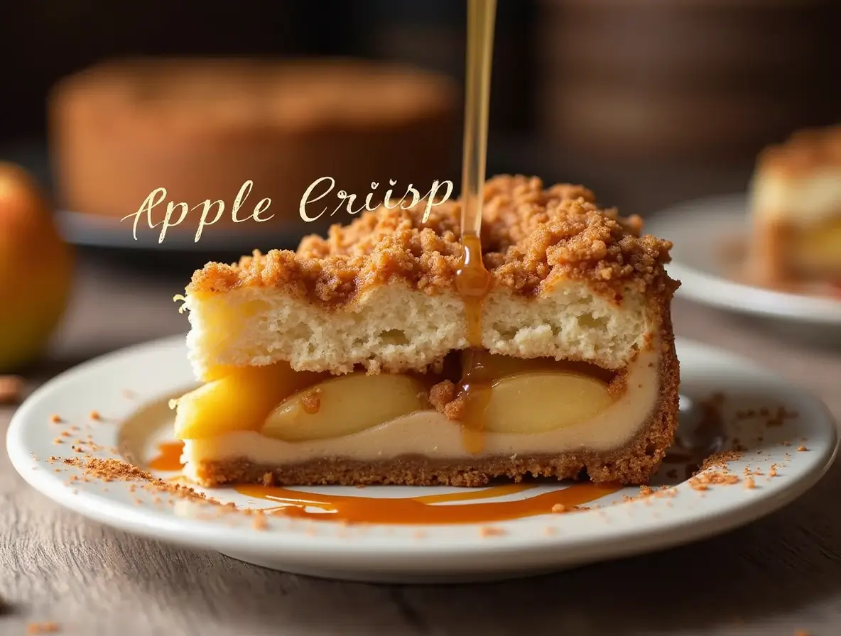 Apple Crisp Cheesecake