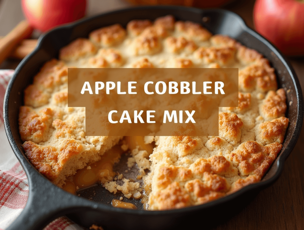apple cobbler with cake mix