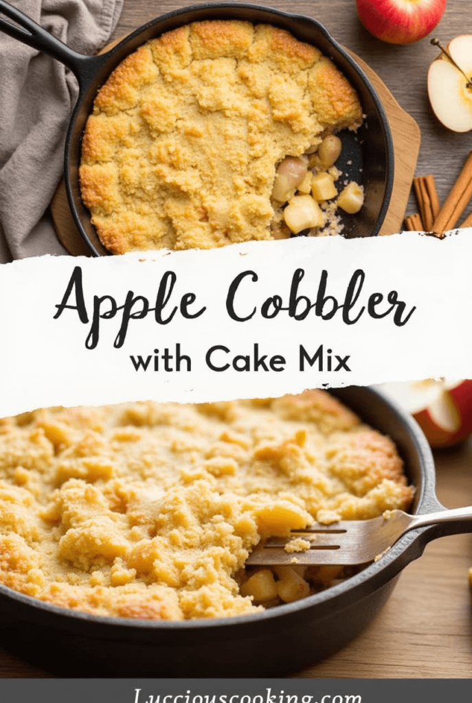 apple cobbler with cake mix