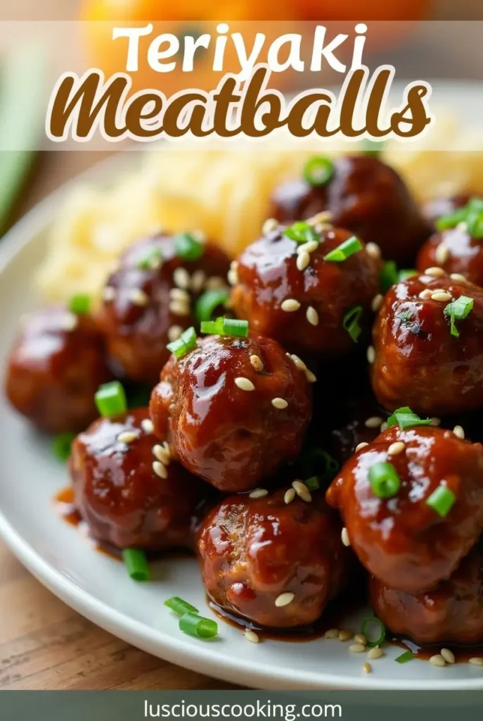 Teriyaki Meatballs